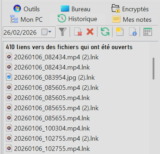 Panneau d'accès rapide...